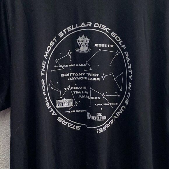 Frizzen Shining Mountain Disc Golf 2021 Woodland Park CO T-Shirt Men's 2XL - Picture 5 of 5